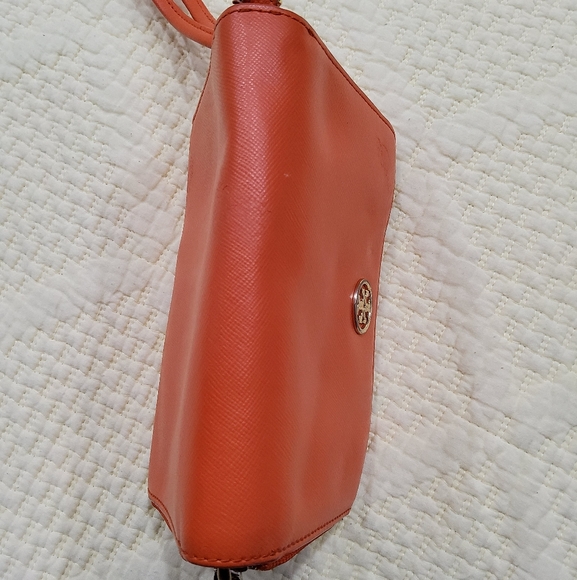 Tory Burch Orange Small Wristlet - Picture 11 of 13